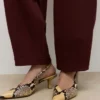 Pantalon taille haute Awvivica