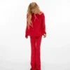 Pantalon taille haute en velours Vmvelvet