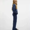 Pantalon taille haute en velours Vmvelvet