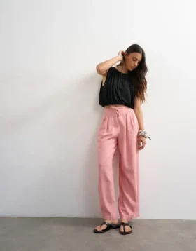 Pantalon taille haute Tsbeate