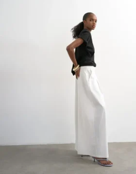 Pantalon taille haute Tssusann
