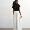 Pantalon taille haute Tssusann