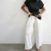 Pantalon taille haute Tssusann