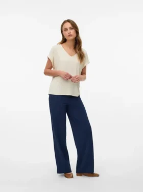 Pantalon taille haute Vmbecky