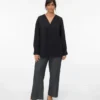 Pantalon taille haute Vmcleo