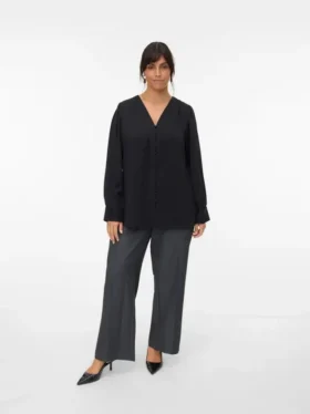 Pantalon taille haute Vmcleo
