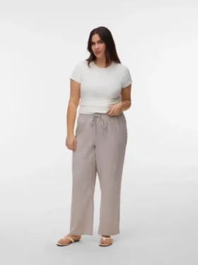 Pantalon taille haute Vmclinn