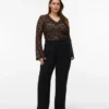 Pantalon taille haute Vmcotea
