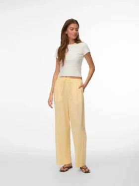 Pantalon taille haute Vmelena
