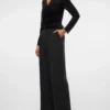 Pantalon taille haute Vmhenna