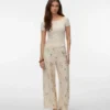 Pantalon taille haute Vmjosie
