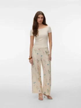 Pantalon taille haute Vmjosie