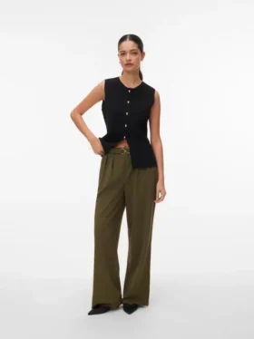 Pantalon taille haute Vmkristina