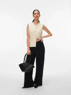 Pantalon taille haute Vmkristina
