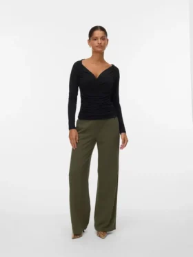 Pantalon taille haute Vmliva