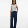 Pantalon taille haute Vmliva