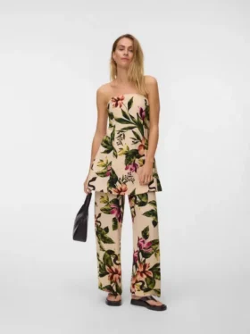 Pantalon taille haute Vmlyra