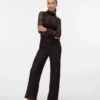Pantalon taille haute Vmneline