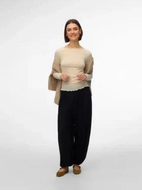 Pantalon taille haute Vmpernille