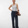 Pantalon taille haute Vmrosie
