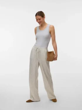 Pantalon taille haute Vmrosie