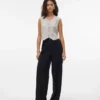 Pantalon taille haute Vmsally