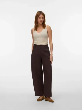 Pantalon taille haute Vmselma