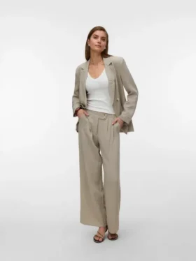 Pantalon taille mi-haute Awbraelyn