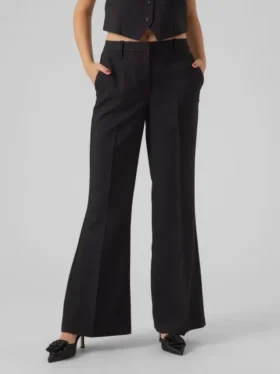 Pantalon taille mi-haute Vmavery