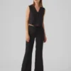 Pantalon taille mi-haute Vmavery