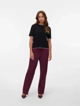 Pantalon taille mi-haute Vmayar