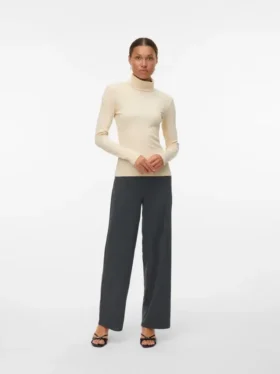 Pantalon taille mi-haute Vmberlin