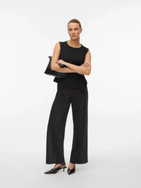 Pantalon taille mi-haute Vmberlin