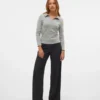 Pantalon taille mi-haute Vmberlin