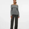 Pantalon taille mi-haute Vmberlin