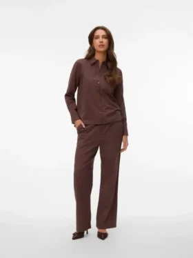 Pantalon taille mi-haute Vmcaia