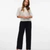 Pantalon taille mi-haute Vmcaia