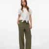 Pantalon taille mi-haute Vmcaia