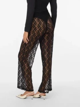 Pantalon taille mi-haute Vmcaroline