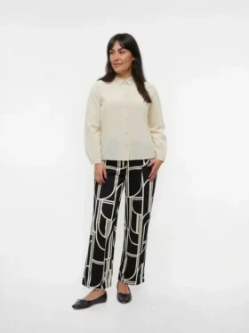 Pantalon taille mi-haute Vmchadley