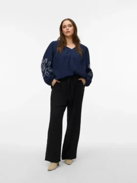 Pantalon taille mi-haute Vmcjadina