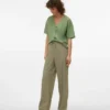 Pantalon taille mi-haute Vmdinna