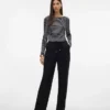 Pantalon taille mi-haute Vmdinna