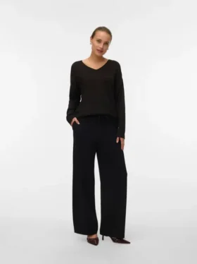 Pantalon taille mi-haute Vmeva