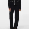 Pantalon taille mi-haute Vmgold