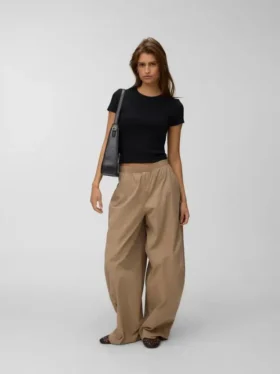 Pantalon taille mi-haute Vmjada