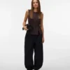 Pantalon taille mi-haute Vmjaya
