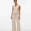 Pantalon taille mi-haute Vmlina