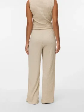 Pantalon taille mi-haute Vmlina