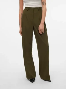 Pantalon taille mi-haute Vmliva